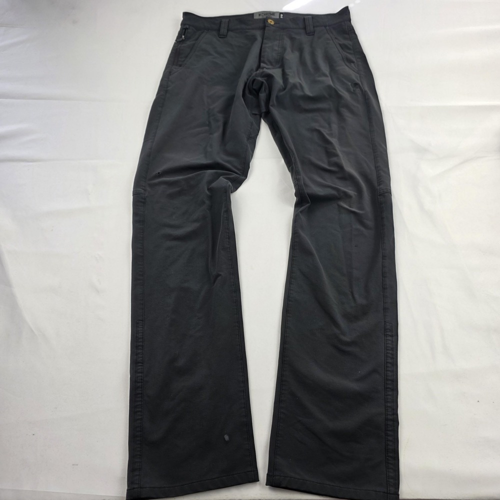 Chrome Industries Pants Mens 32x32 Gray Canvas Chino Straight Leg Casual Pockets